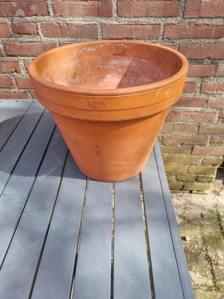 bloempot terracotta of binnenpot, Tuin en Terras, Bloempotten, Ophalen of Verzenden, 'T Olde Gre-j, Info@toldegrej.nl, Endepoelstraat 20f Didam