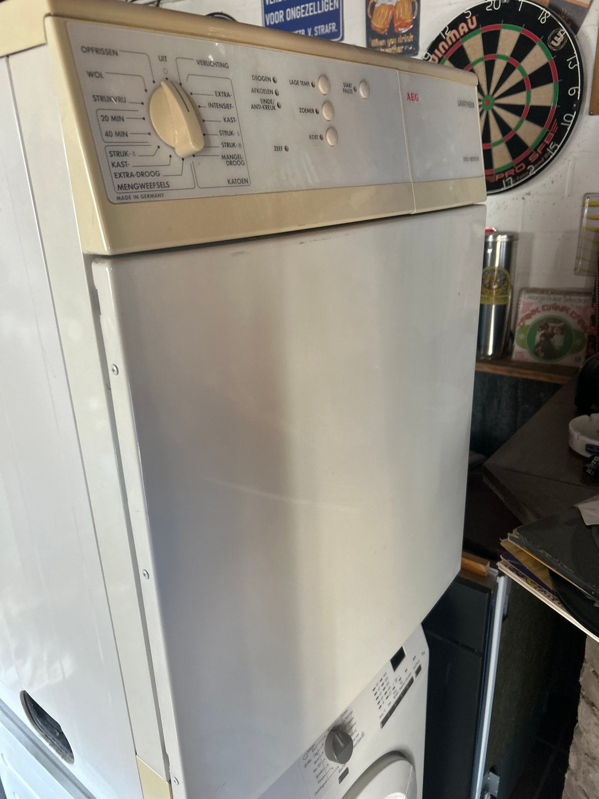 AEG Lavatherm 37320 Electronic wasdroger, 6 tot 8 kg, Gebruikt, Luchtafvoer, Ophalen of Verzenden