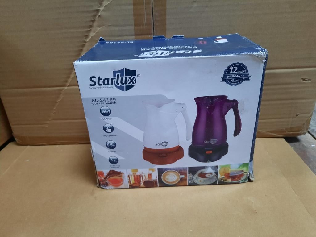 Starlux SL-24169 Koffiezetapparaat - Nieuw in doos, Overige typen, Koffiemachine, Ophalen of Verzenden, Zo goed als nieuw