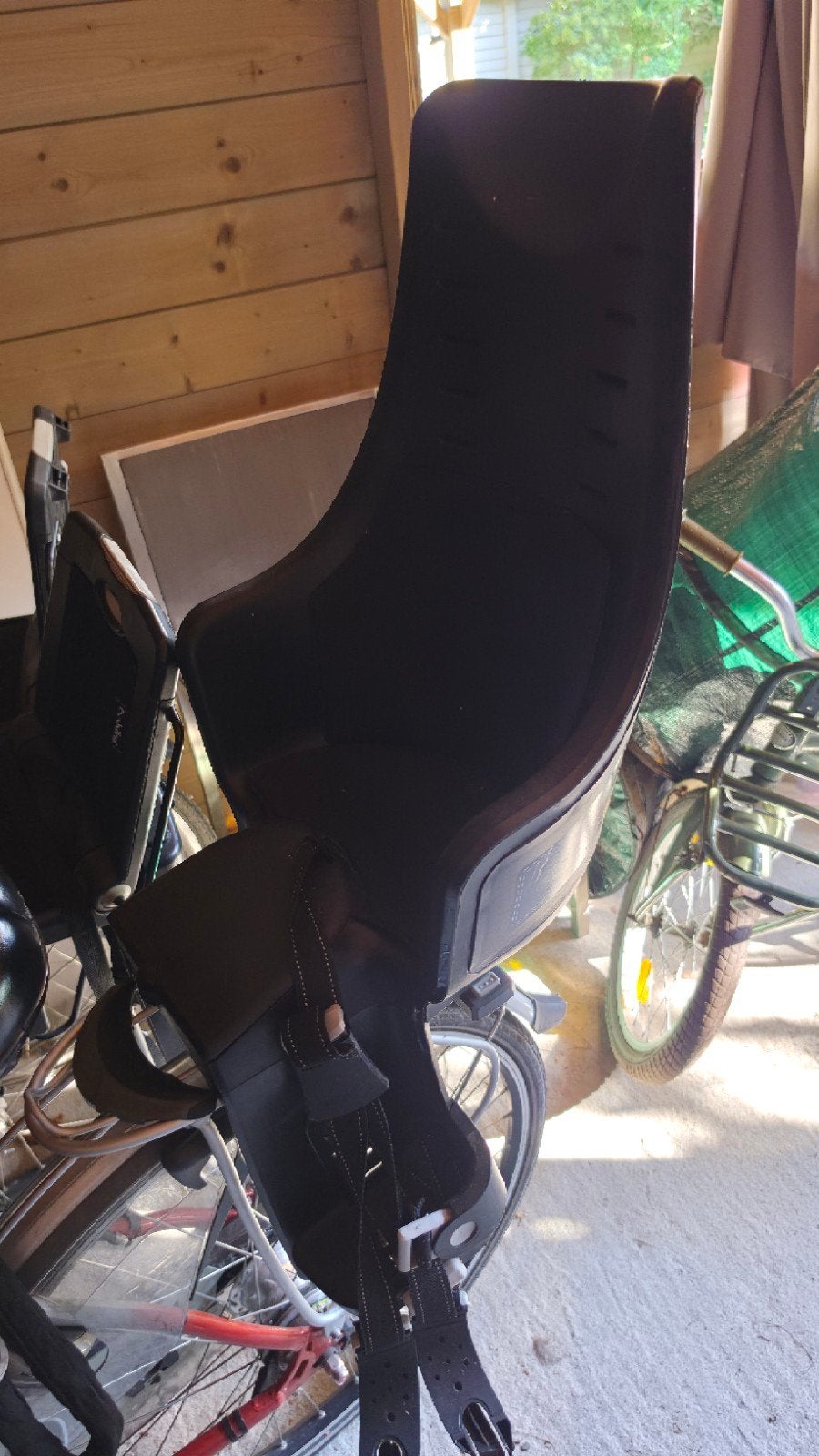Bobike Exclusive Maxi Urban Achterzitje Zwart, Ophalen, Gebruikt, Achterzitje, Bo-Bike