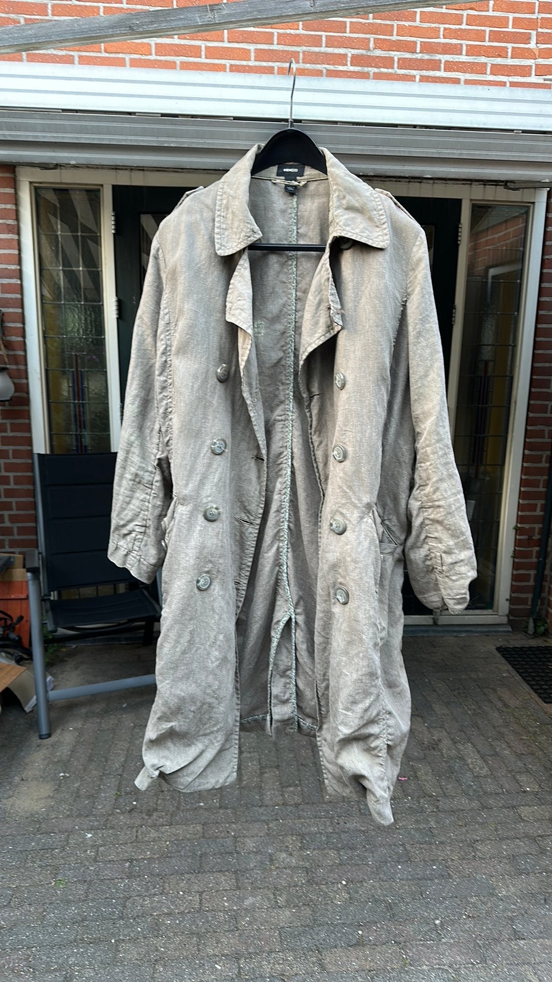 H&M linnen zomerjas maat 46, Ophalen of Verzenden, Gedragen, Maat 46/48 (XL) of groter