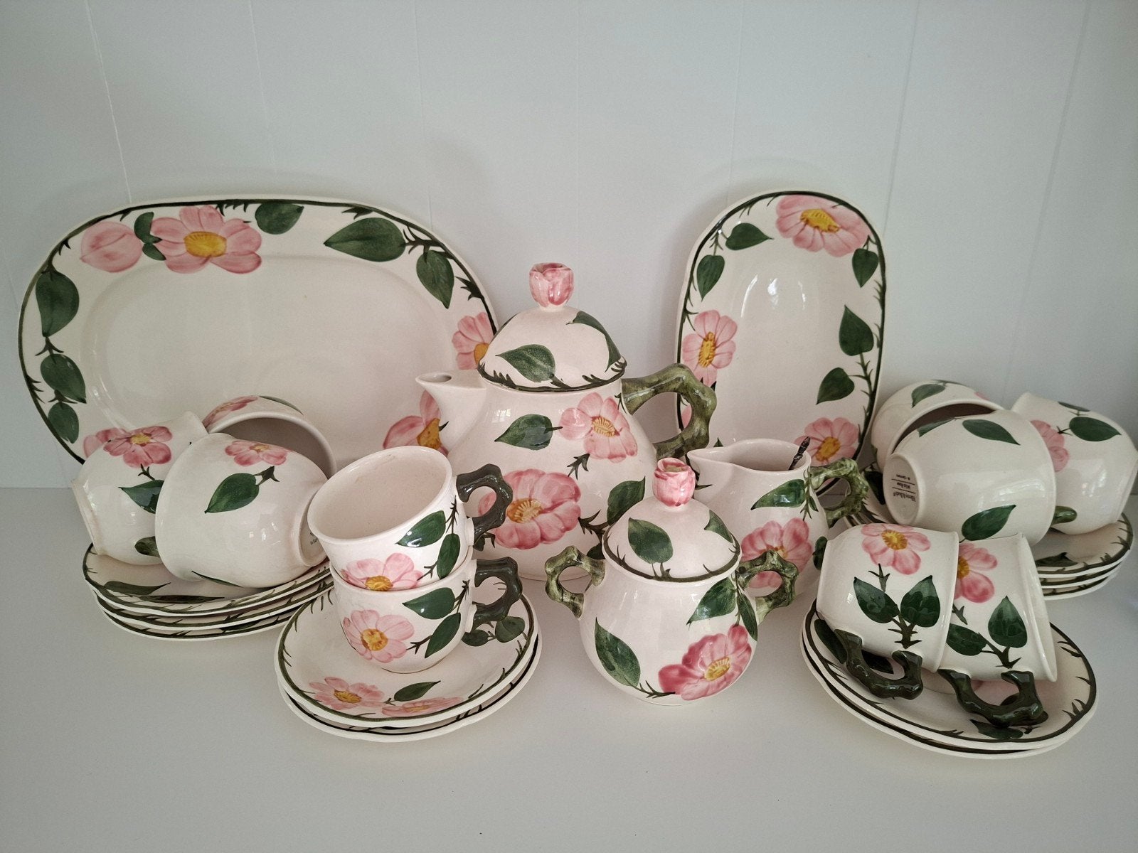 Wild Rose servies Villeroy & Boch, Ophalen, Zo goed als nieuw, Overige stijlen, Porselein