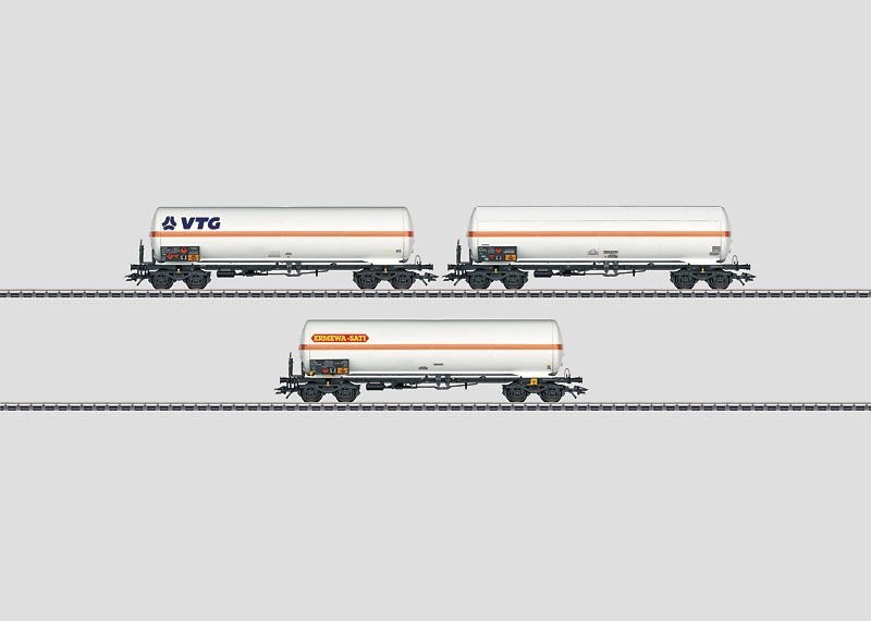 Märklin 48486 – 3-delige Drukgas-ketelwagenset SNCF – NIEUW, Ophalen, Wisselstroom, Märklin, Nieuw