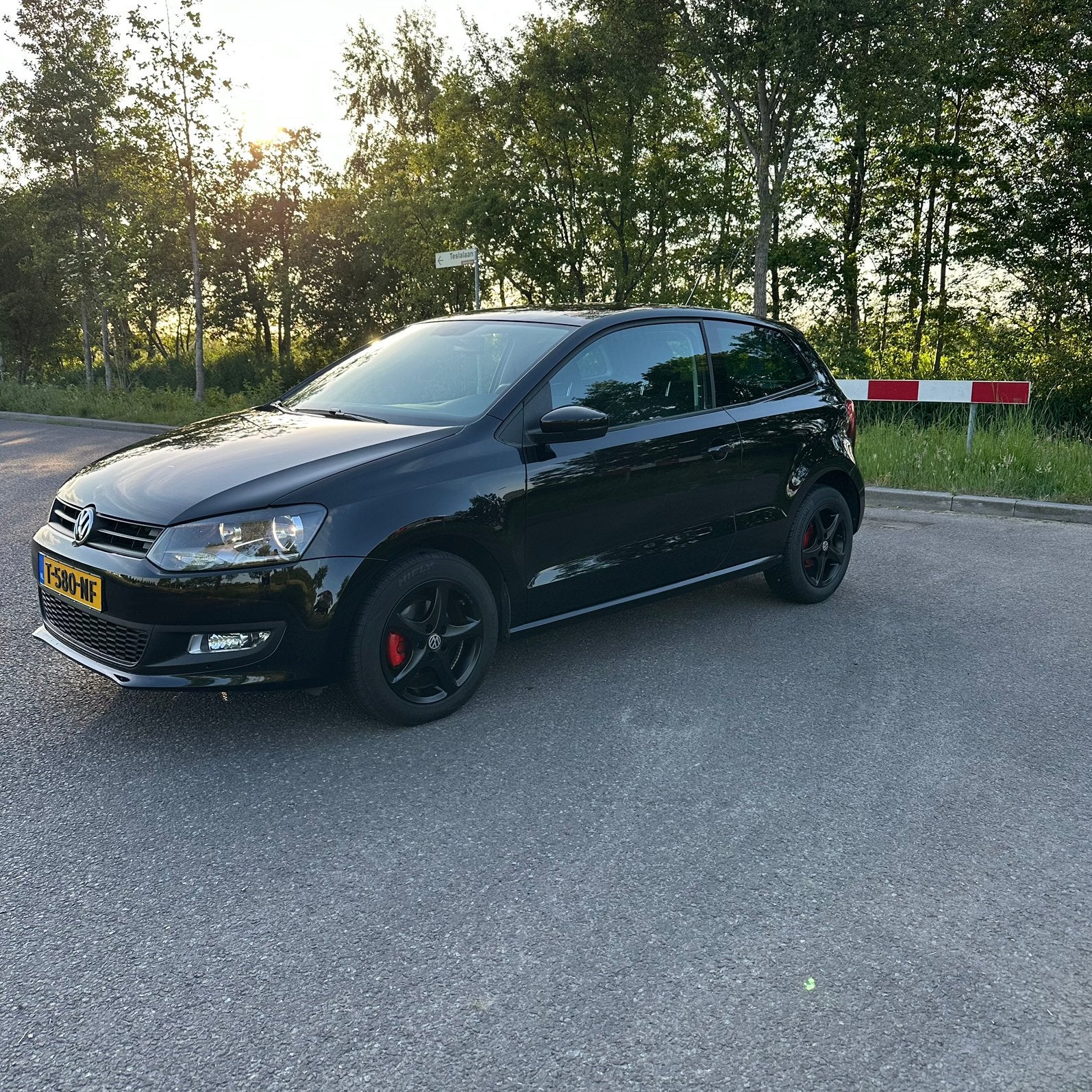 Volkswagen Polo 1.2 6V 44KW 5D My2009 2010 Zwart, Auto's, Volkswagen, Particulier, Polo, Benzine, Hatchback, Handgeschakeld, Geïmporteerd
