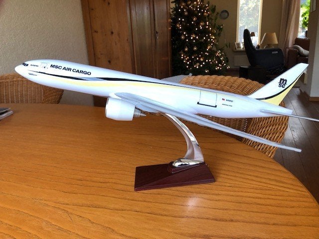MSC Air Cargo  Boeing 777F, Overige merken, 1:144 tot 1:200, Nieuw, Ophalen of Verzenden