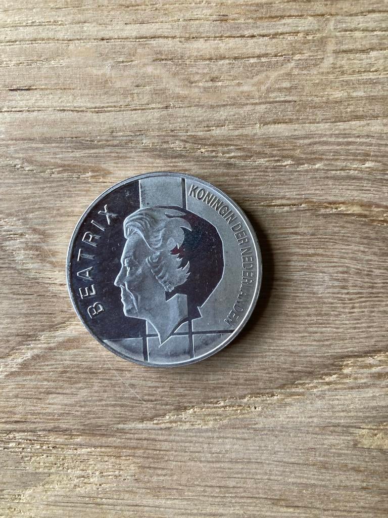 Zilveren 10 gulden munt BENELUX - Beatrix, Ophalen of Verzenden