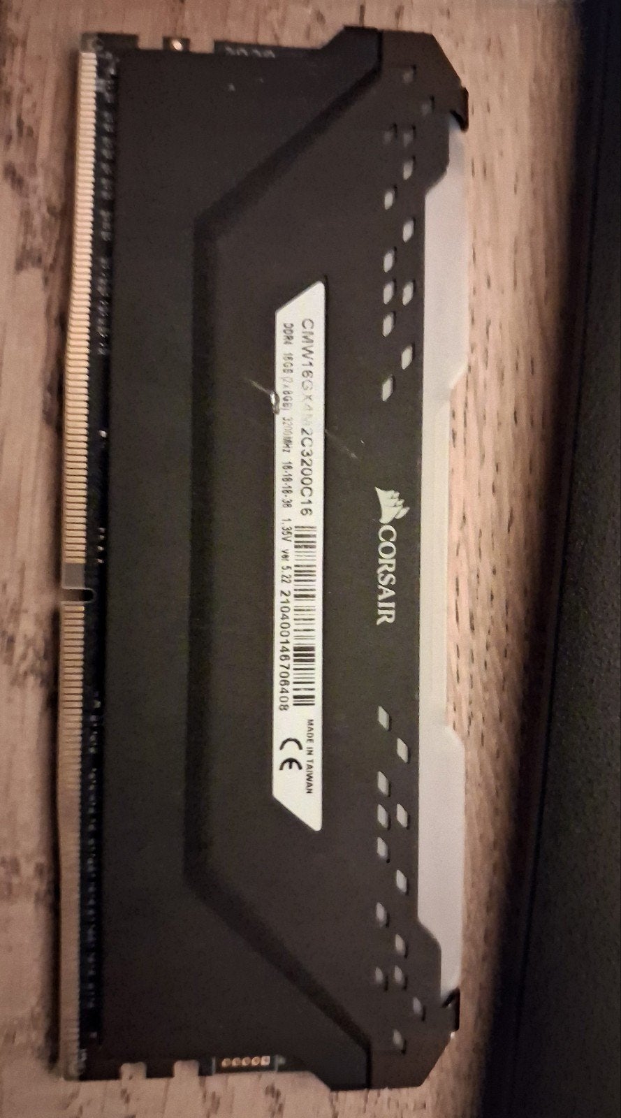 Corsair Vengeance RGB PRO 8GB DDR4 RAM 3200C16, DDR4, 8 GB, Ophalen of Verzenden, Zo goed als nieuw