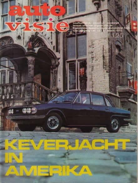 Autovisie 13 1970 : Isuzu 1600 Sport - Ford Mustang ff, Ophalen of Verzenden, Gelezen, Algemeen