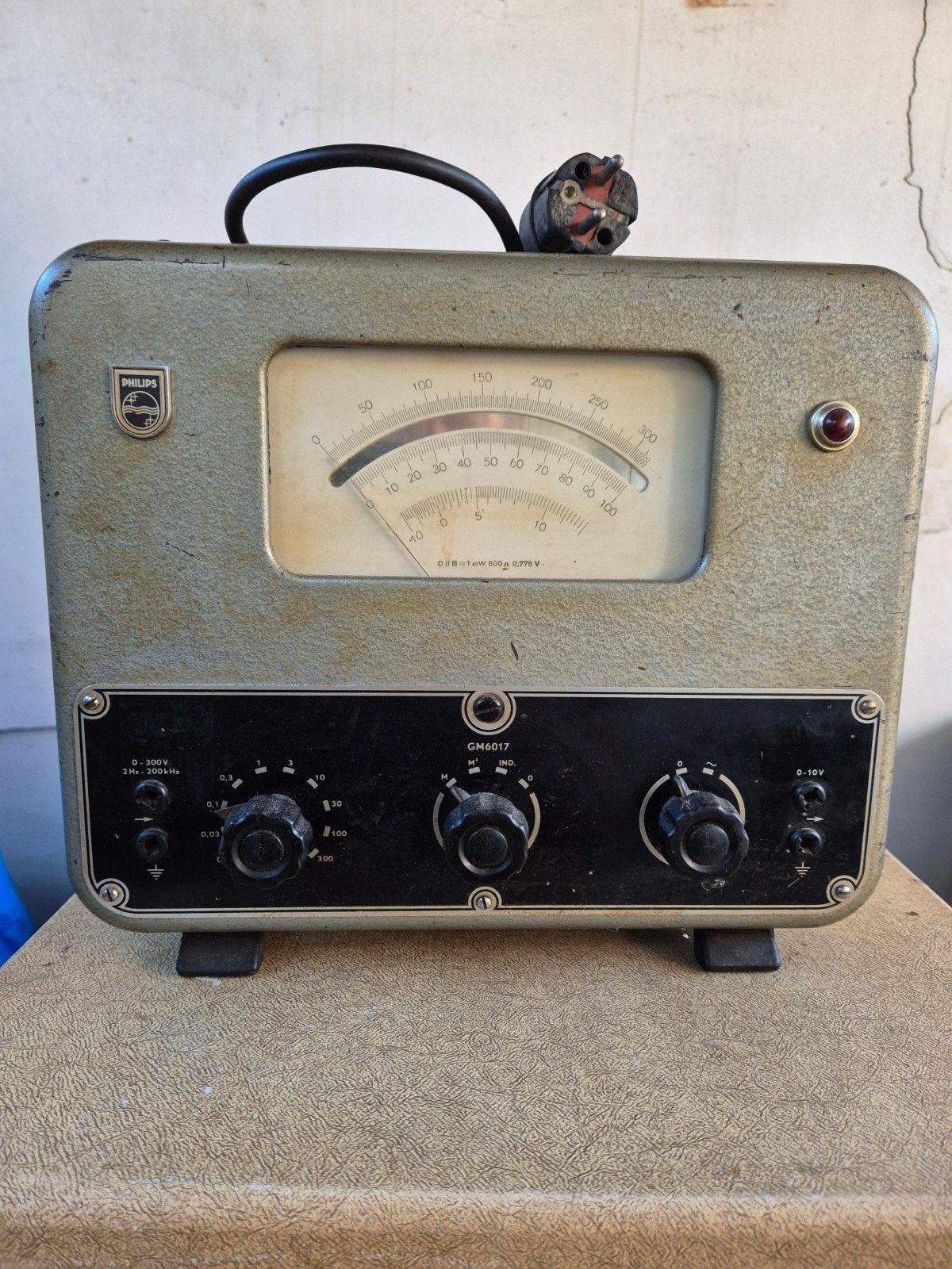 Vintage Philips GM6017 Voltmeter - Zeldzaam Meetinstrument, Ophalen of Verzenden