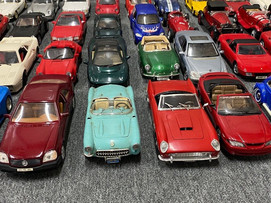 50x 118 diverse merken en modellen Ferrari Mercedes Alfa 4, Gebruikt, Auto, Onbekend, Onbekend