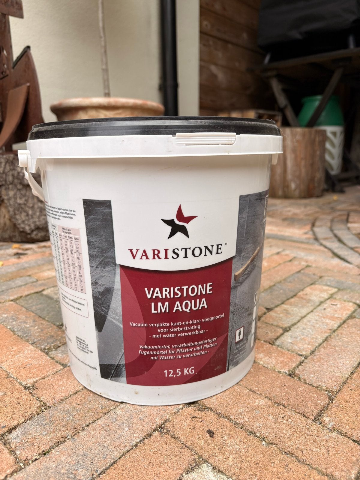 Varistone LM Aqua voegmortel 12,5 kg - Ongebruikt - natural, Doe-het-zelf en Verbouw, Ophalen of Verzenden, Nieuw