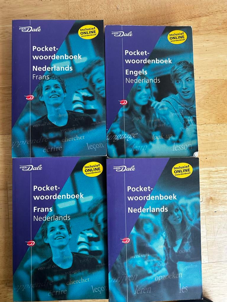 Van Dale Pocketwoordenboeken: Nederlands, Frans, Engels, Boeken, Woordenboeken, Ophalen of Verzenden, Zo goed als nieuw, Van Dale