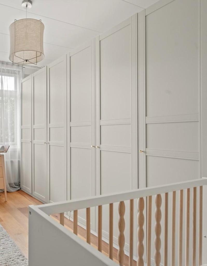 SOLD - grote IKEA Pax kledingkast beige 236 h x 58 d x 300 b, Overige materialen, Gebruikt, 200 cm of meer, Luxe mooie IKEA pax kast kleding