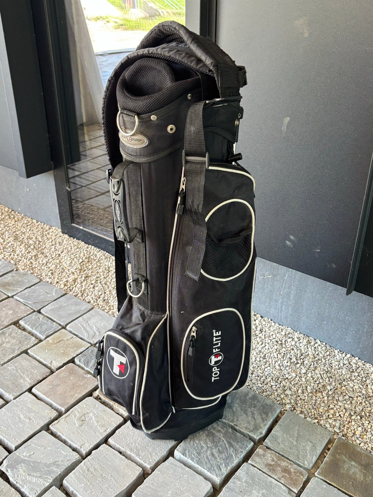 Top Flite Golftas - Zwart met witte accenten, Ophalen of Verzenden, Gebruikt, Tas, Overige merken