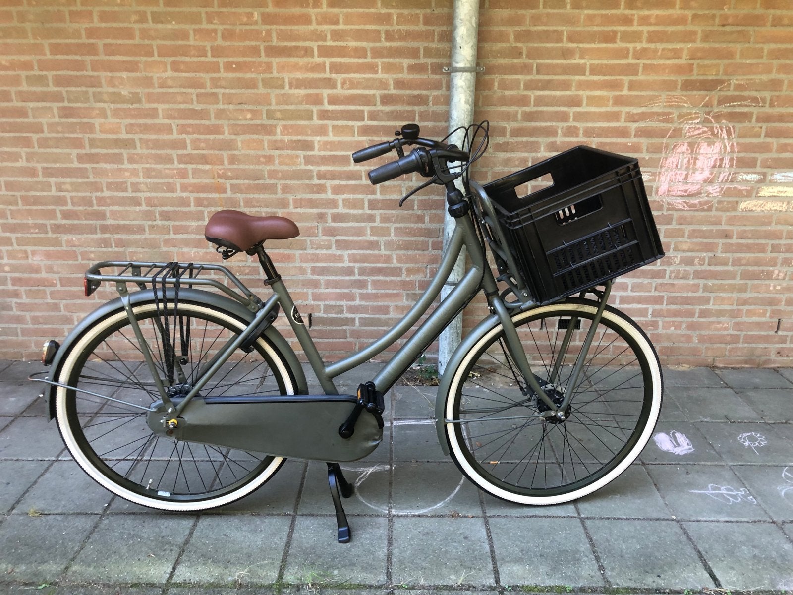 Cortina U4 Damesfiets 53cm 28 inch - Zo goed als nieuw, Fietsen en Brommers, 53 tot 56 cm, Versnellingen, Zo goed als nieuw, Trommelrem
