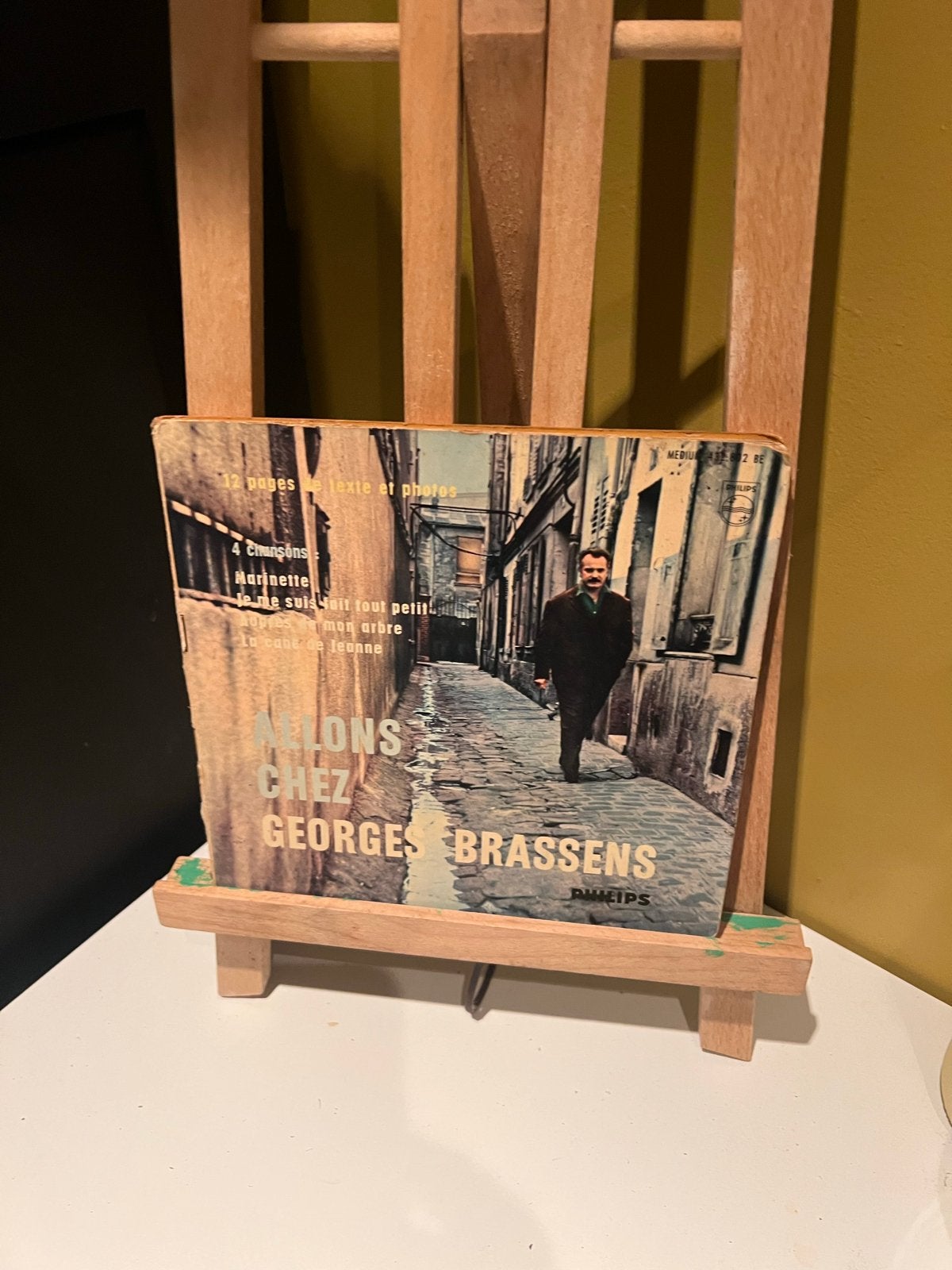Georges Brassens - Allons Chez Georges Brassens EP (Philips), Ophalen of Verzenden, Gebruikt, 7 inch, EP
