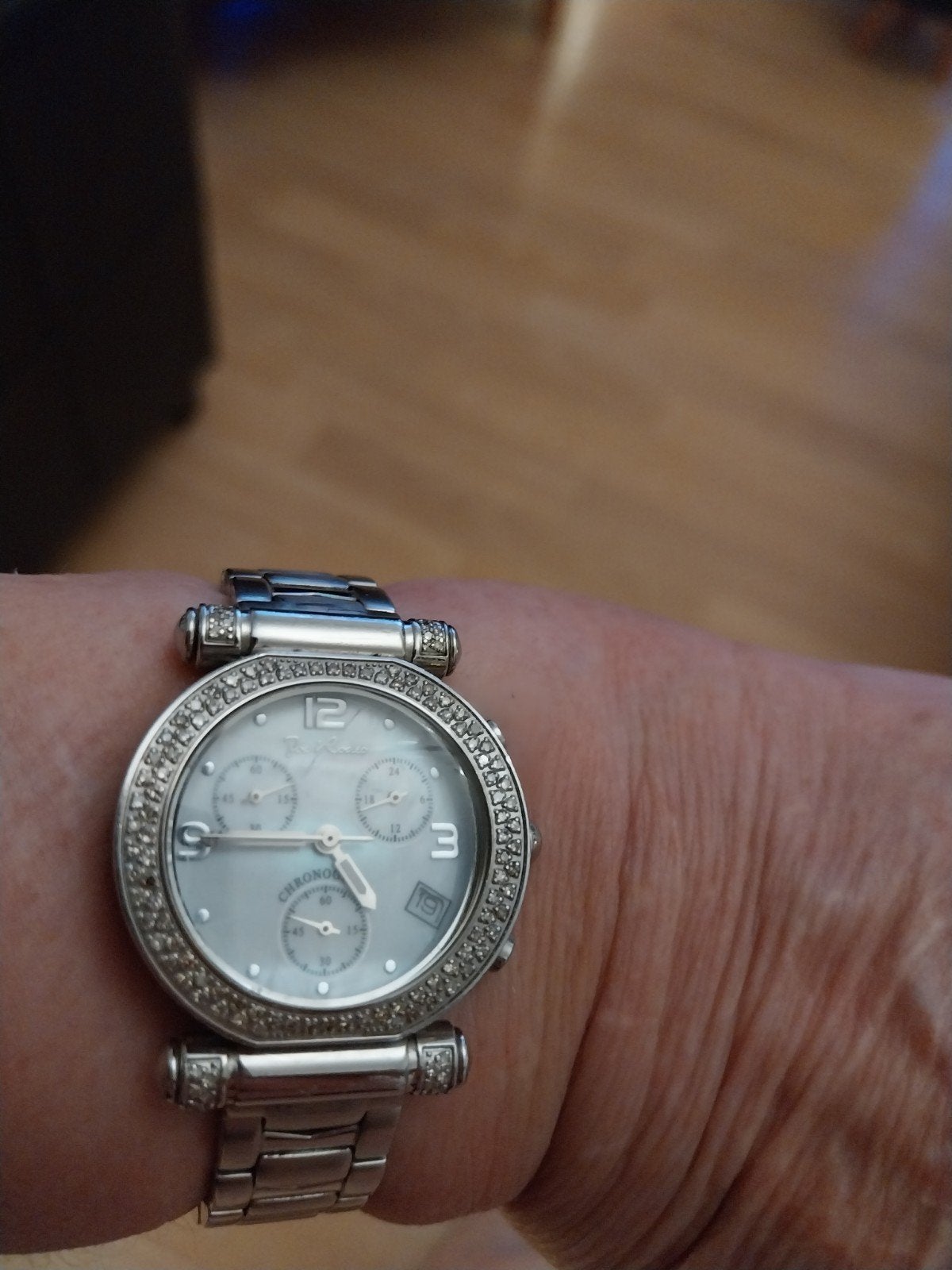 Joe Rodeo Valerie 1.10 ct Diamanten Dameshorloge JVA1, Staal, Gebruikt, Staal, Polshorloge