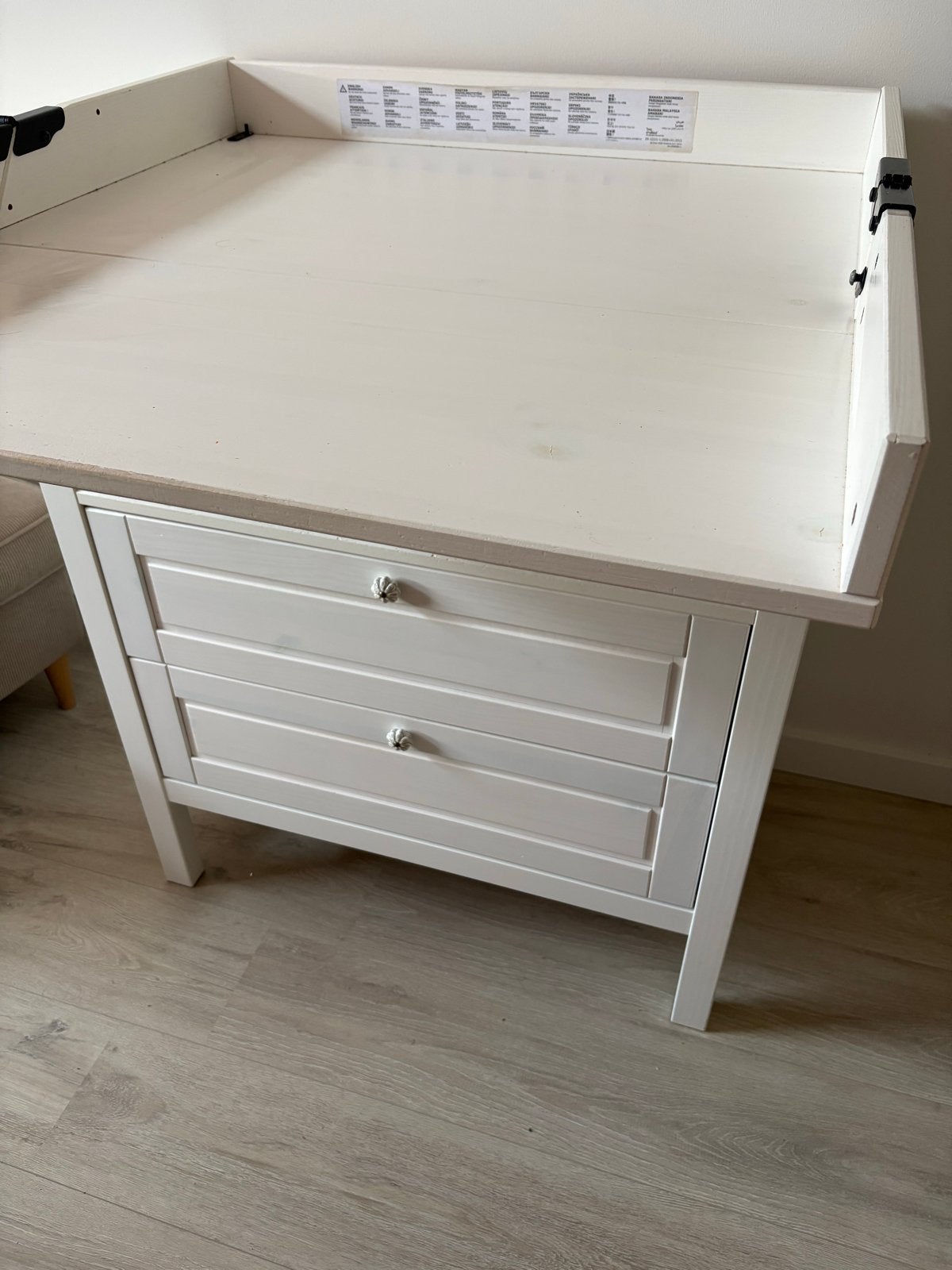 Ikea SUNDVIK commode met lades en opklapbaar blad, Ophalen, Gebruikt, 50 tot 70 cm, 75 tot 100 cm