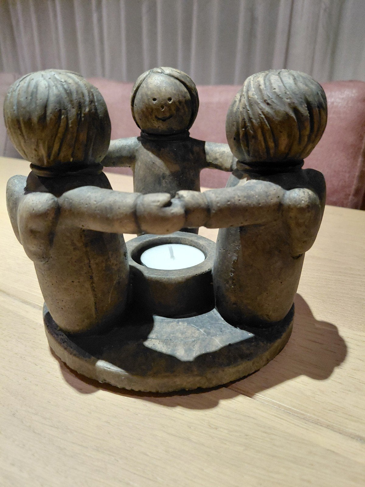 Brynxz Waxinelichthouder 'Circle of Angels', Brynxz, Bruin, Waxinelichthouder, Ophalen of Verzenden