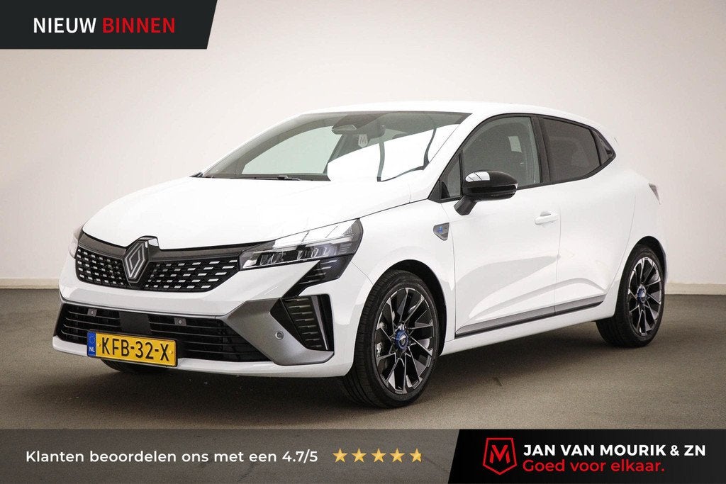 Renault Clio 1.6 E-Tech Full Hybrid 145 esprit Alpine | LED, Euro 6, Leder en Stof, Wit, Origineel Nederlands
