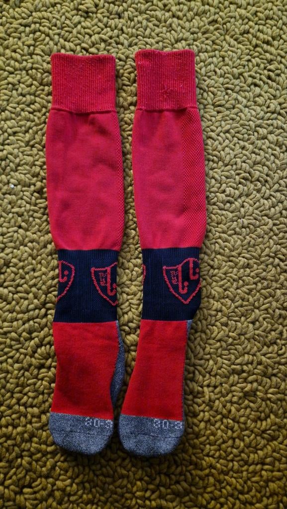Hockey sokken rood/zwart HC Gemert, Sport en Fitness, Ophalen of Verzenden, Kleding