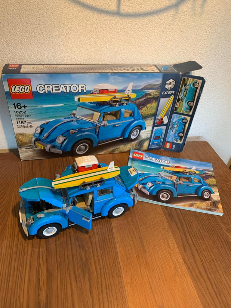 LEGO Creator Expert Volkswagen Kever 10252 met surfplank, Ophalen of Verzenden, Zo goed als nieuw, Overige merken