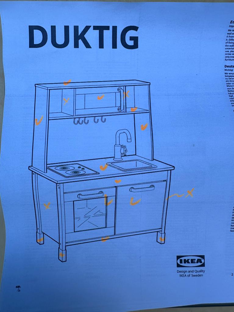 IKEA Duktig speelkeuken - mist 4 onderdelen, Ophalen, Gebruikt, Hout, Speelkeuken