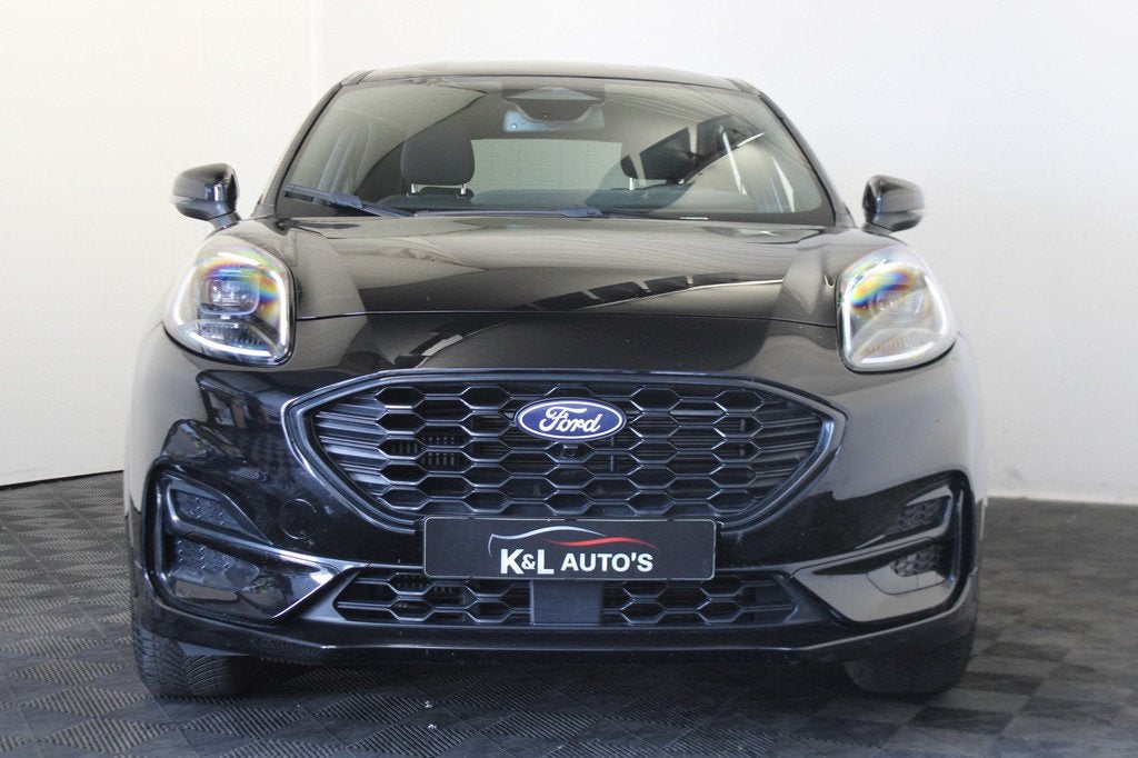 Ford Puma 1.0 EcoBoost Hybrid ST-Line (bj 2025), Auto's, Ford, Voorwielaandrijving, Automatische klimaatregeling, Alcantara, Zwart