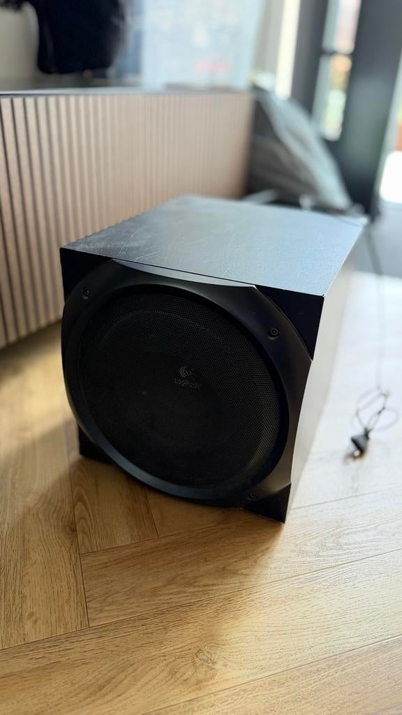 Logitech Z-5500 Digital 5.1 Surround Sound Systeem, Audio, Tv en Foto, Luidsprekers, Gebruikt, Complete surroundset, 120 watt of meer