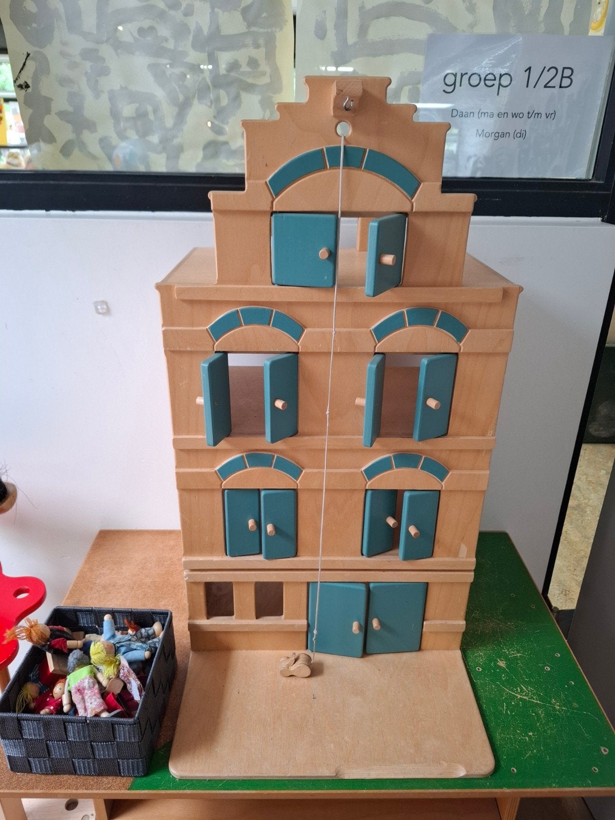 Houten speel pakhuis, Kinderen en Baby's, Speelgoed | Poppenhuizen, Ophalen, Poppenhuis