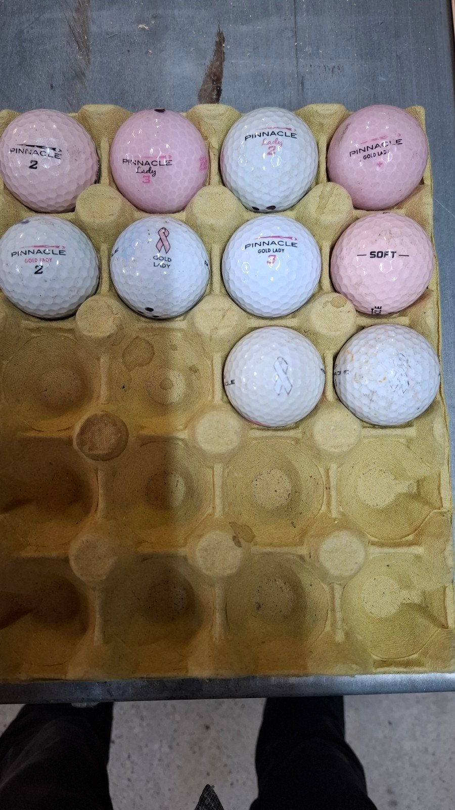 Pinnacle Gold Lady Golfballen - 10 stuks, Sport en Fitness, Ophalen of Verzenden, Gebruikt, Bal(len), Overige merken