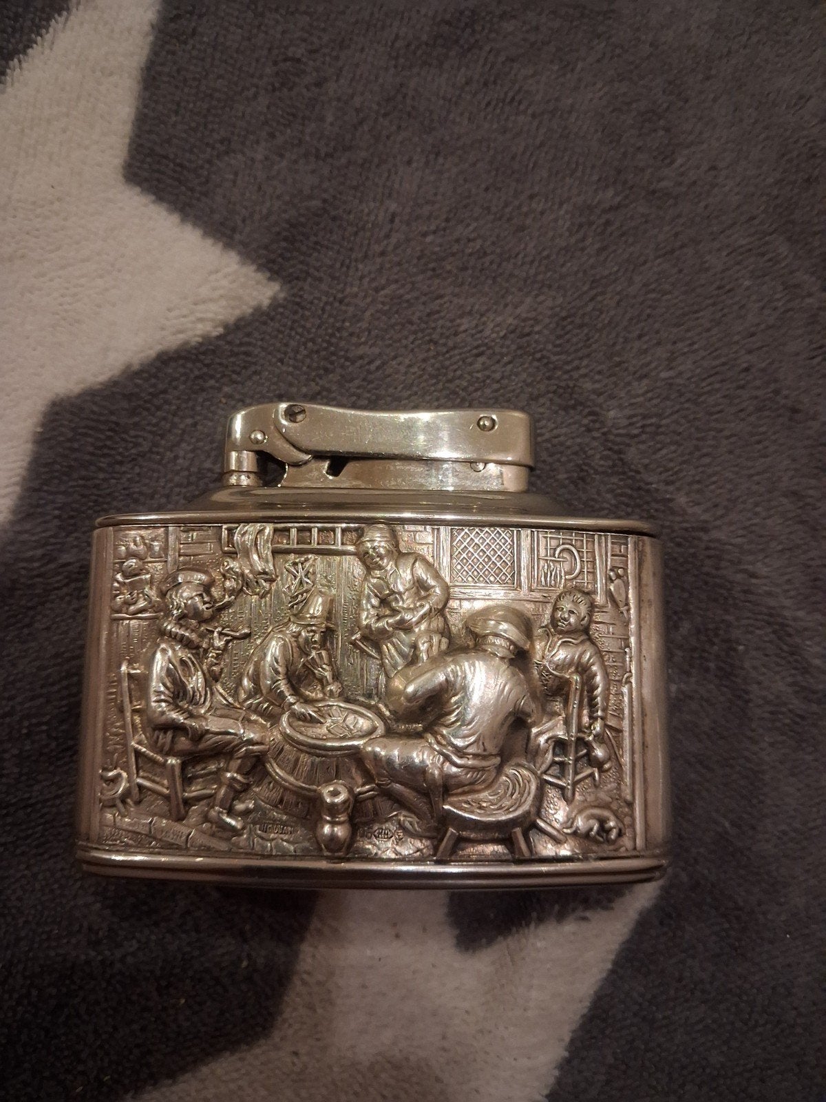 Myflam Diplomat aansteker zilver 925 sterling, Ophalen of Verzenden, Nieuw, Aansteker