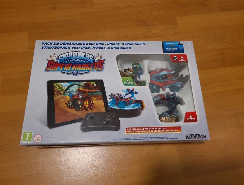 Skylanders SuperChargers Starter Pack iOS - iPad/iPhone/iPod, 1 speler, Racen en Vliegen, Ophalen of Verzenden, Zo goed als nieuw