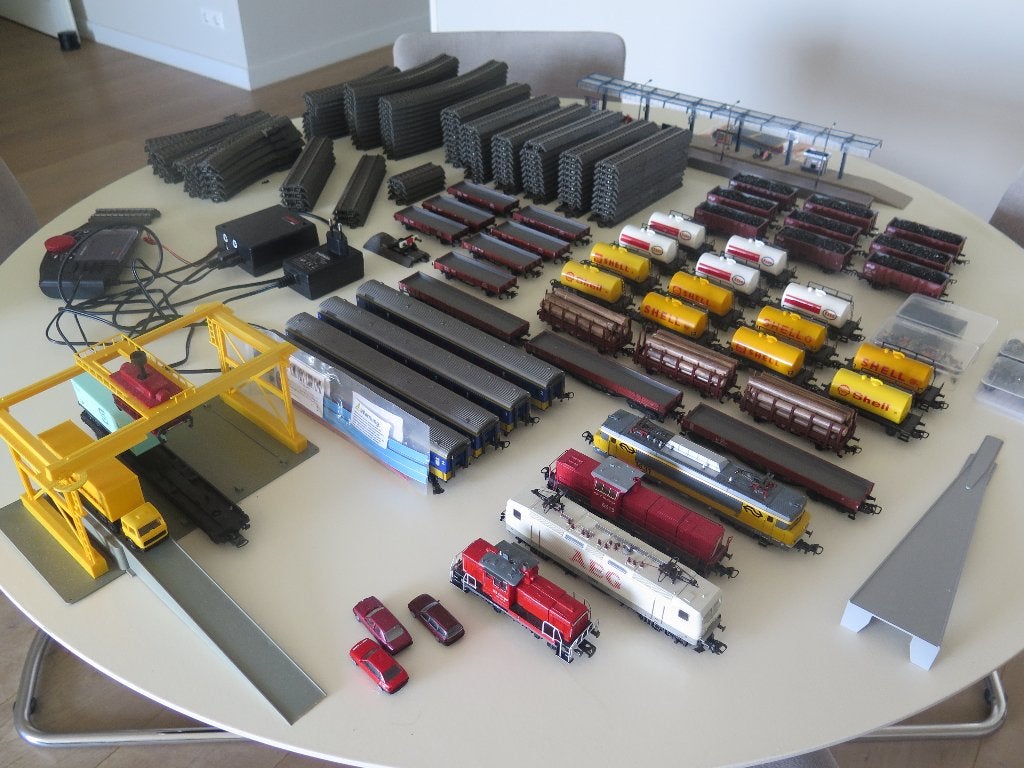 Märklin 'starterset' ter waarde van 1350,= euro tweedehands, Hobby en Vrije tijd, Modeltreinen | H0, Ophalen, Wisselstroom, Treinset