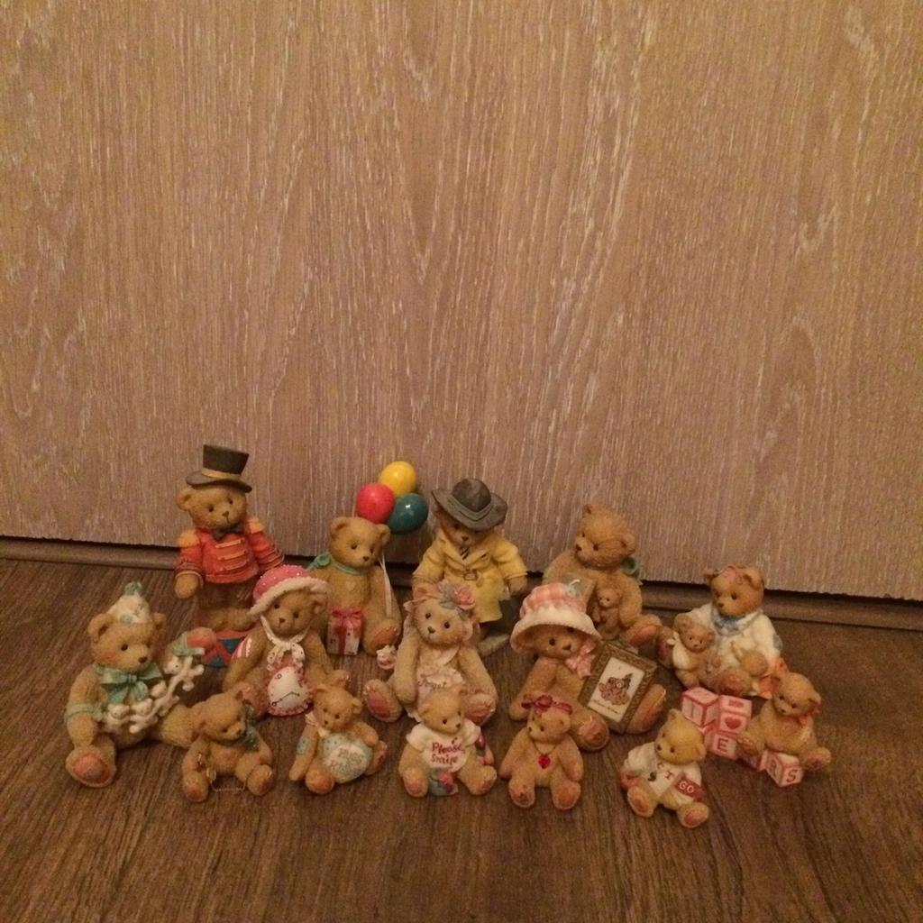 Cherished Teddies beeldjes, Ophalen, Zo goed als nieuw, Poppenhuis