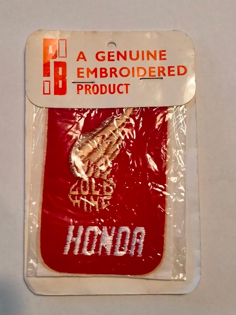 Honda Goldwing biker vintage logo patch motor motoren, Ophalen of Verzenden, Nieuw, Motoren