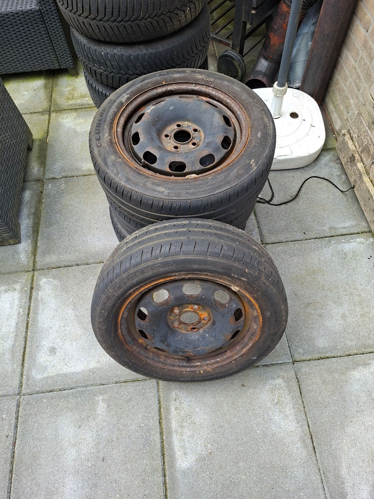 5x100 staal 15 inch, Ophalen