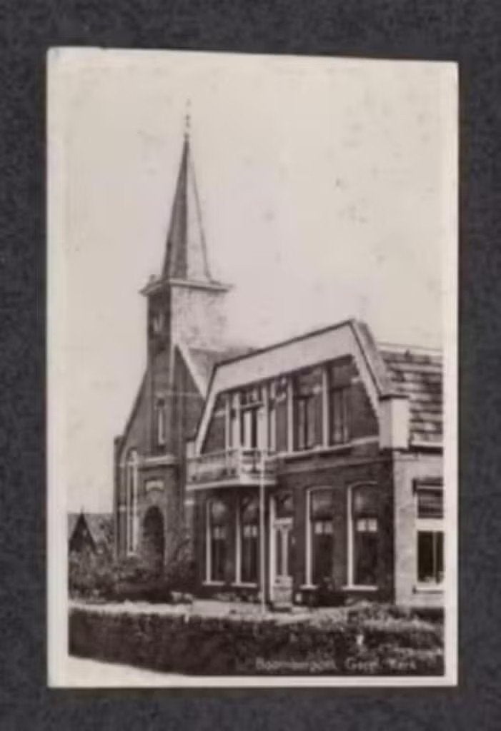 Boornbergum Gereformeerde Kerk 1951., Ophalen of Verzenden, 1940 tot 1960, Gelopen, Friesland