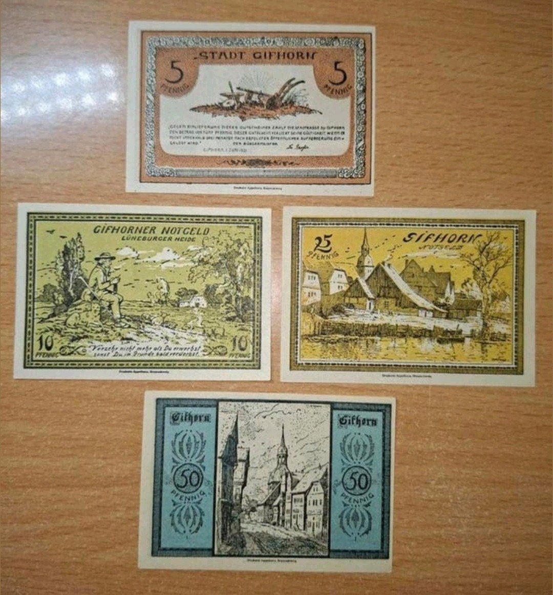 Duits Notgeld Gifhorn Noodgeld, Postzegels en Munten, Ophalen of Verzenden, Duitsland