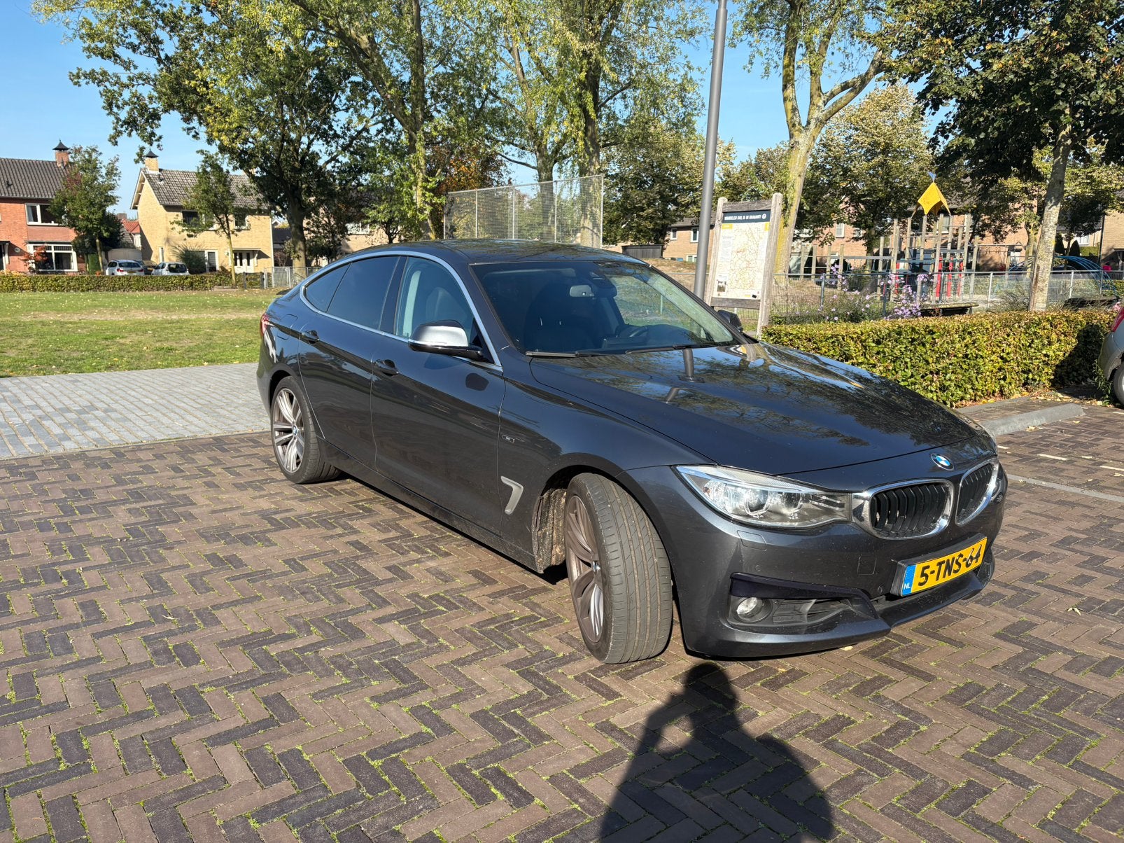 BMW 3-Serie GT 328I Aut8 2014 Grijs, Auto's, Automaat, 745 kg, 4 cilinders, 75 €/maand