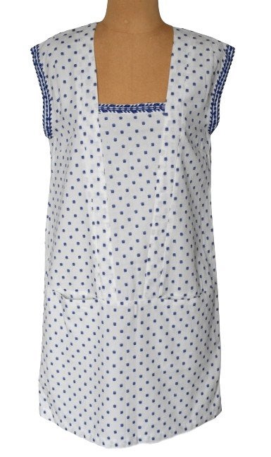 Nieuwe Indi & Cold katoenen jurk, wit/blauw Mt. S, Kleding | Dames, Overige kleuren, Verzenden, Nieuw, Maat 36 (S)