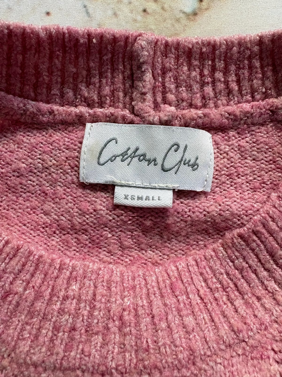 Roze trui met pofmouwen - Cotton Club, Ophalen of Verzenden, Zo goed als nieuw, Maat 34 (XS) of kleiner, Roze