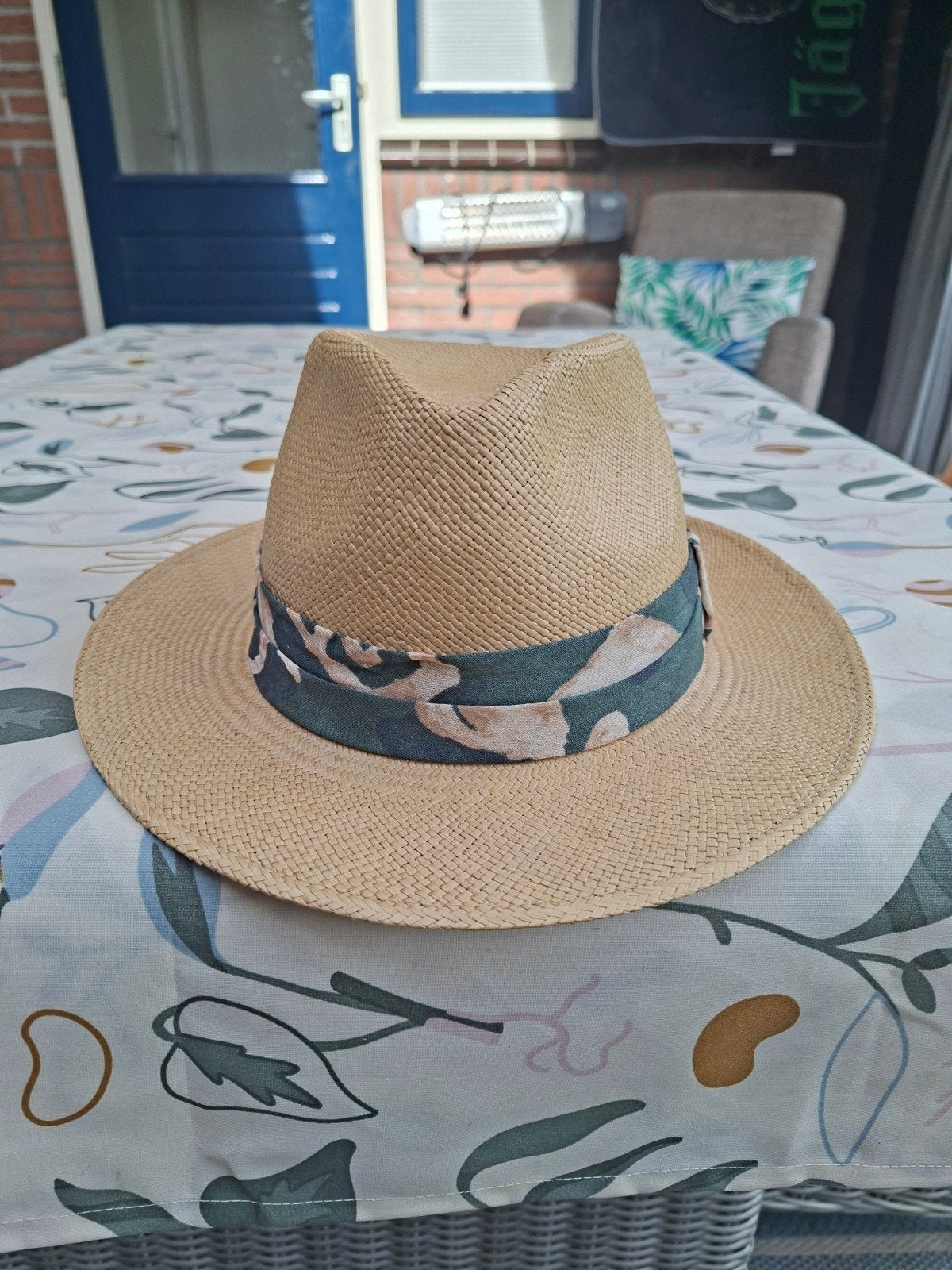 Panama hoed, Kleding | Heren, Verzenden, Hoed, Zo goed als nieuw, 58 of 59 cm (L, 7¼ of ⅜ inch)