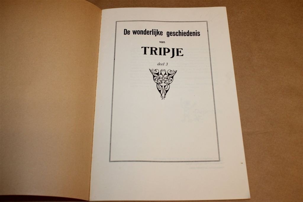 Tripje Deel 3 — Beeldverhaal H.H. Backer 1972, Eén stripboek, Ophalen of Verzenden, Gelezen