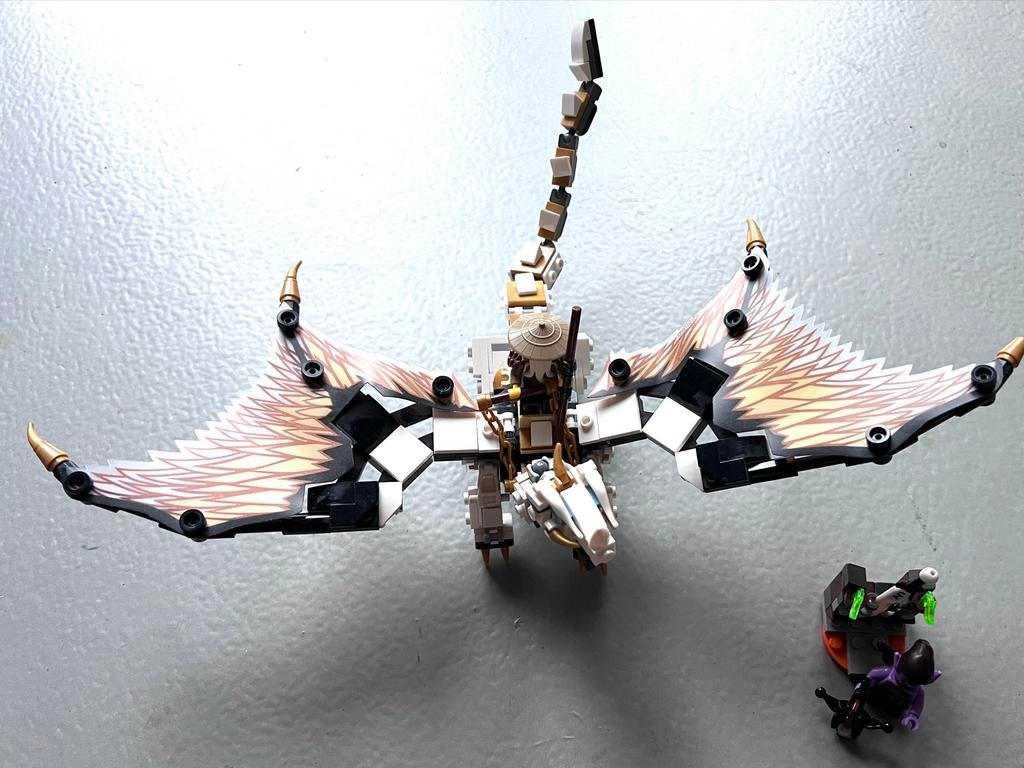 Lego Ninjago 71718 Wu's Battle Dragon, Lego, Ophalen of Verzenden, Zo goed als nieuw, Compleet