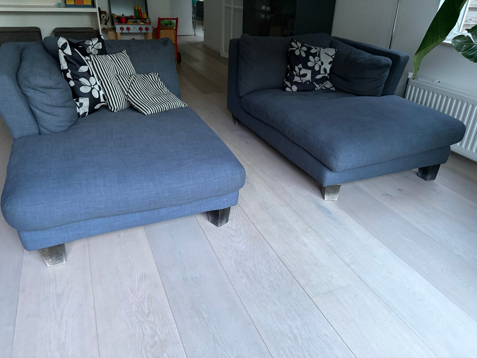 2x Chaise longue 90x180 cm - nog in prima staat, Eenpersoons, Ophalen of Verzenden, Zo goed als nieuw, Minder dan 150 cm