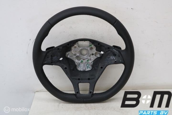 Leder stuur met flippers VW Golf 7 FL 5G0419091BH, Gebruikt