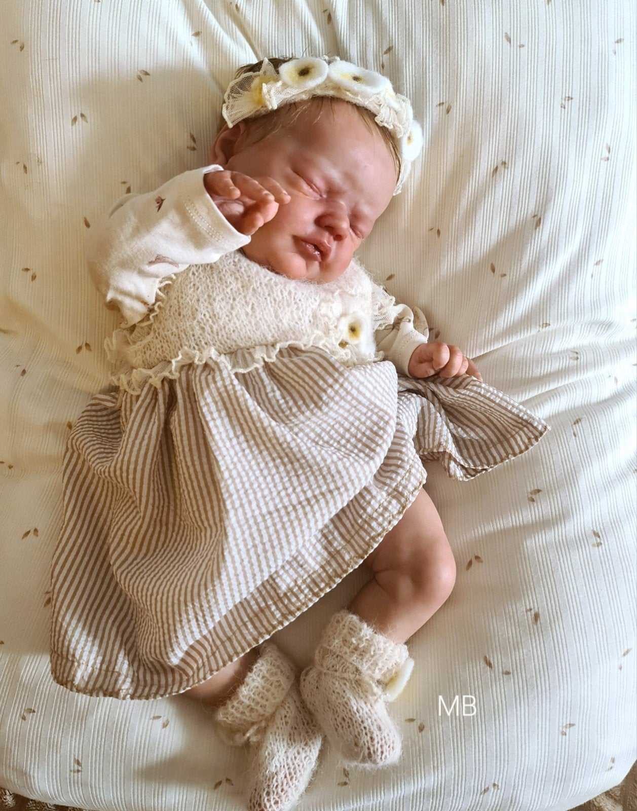 reborn doll te koop met certificaat, Verzamelen, Poppen, Ophalen of Verzenden, Zo goed als nieuw, Babypop, Levensecht of Reborn