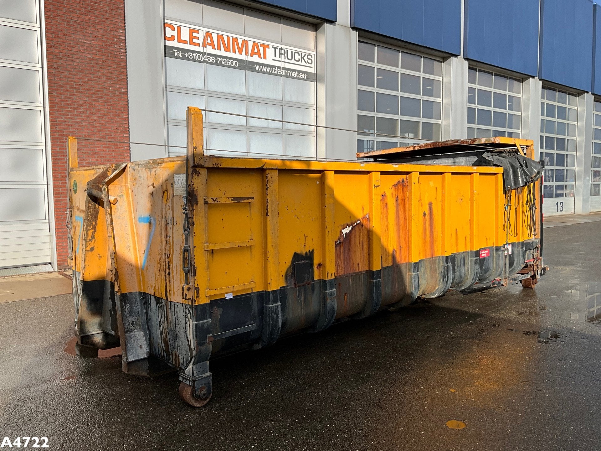 Container 20m³, Clean Mat Trucks B.V., Sales@cleanmat.eu, Wageningsestraat 17
6673DB  ANDELST, NL