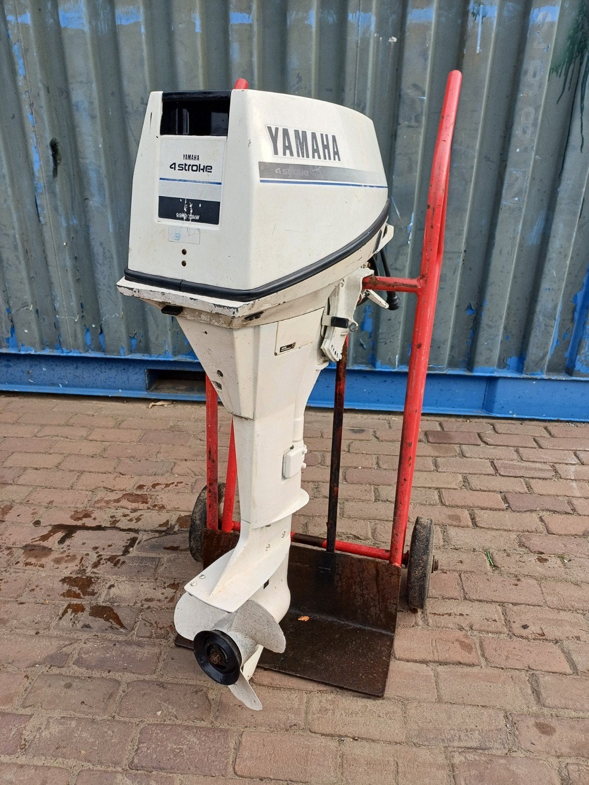 Yamaha 9.9 pk Hightrust langstaart elektrische start, Ophalen, Gebruikt, 5 tot 10 pk, Met afstandsbediening